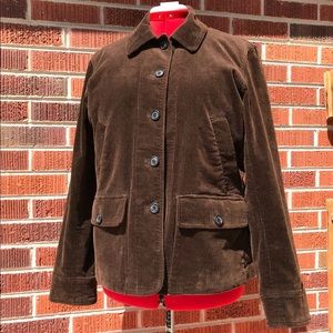 Ralph Lauren Brown Corduroy Barn Coat Liner Size L